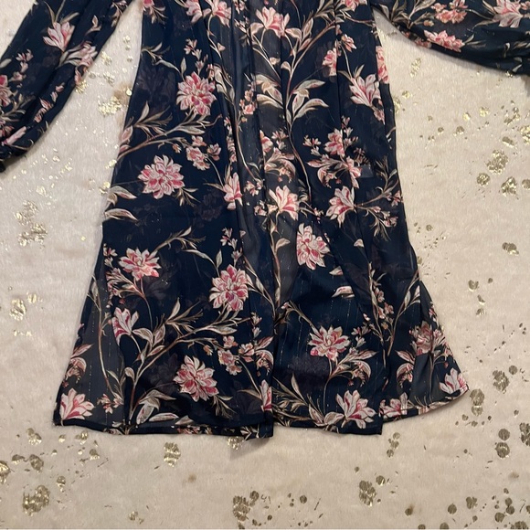 NWT Maurice’s 1X Plus Size Floral Kimono - Picture 5 of 8